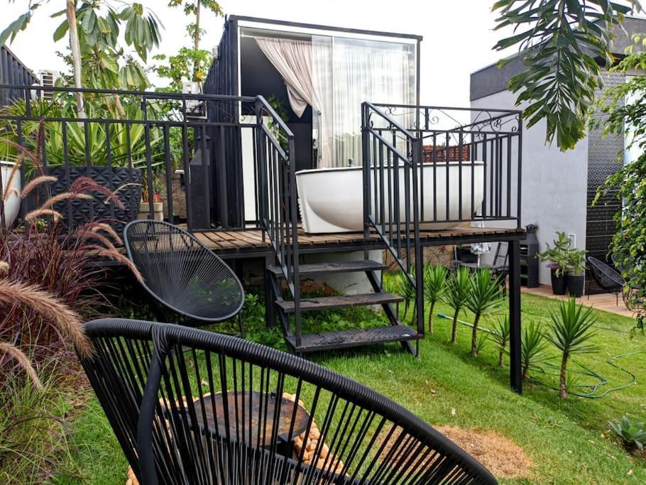 Tiny House Paraiso Minicasas Com Hidromassagem بوسو أليغري المظهر الخارجي الصورة