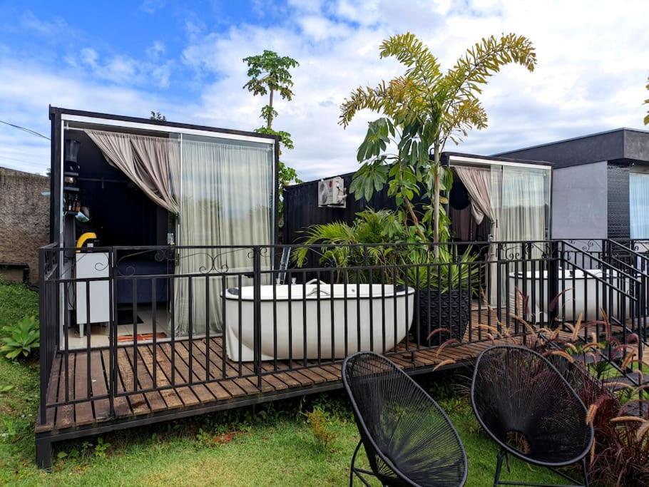 Tiny House Paraiso Minicasas Com Hidromassagem بوسو أليغري المظهر الخارجي الصورة